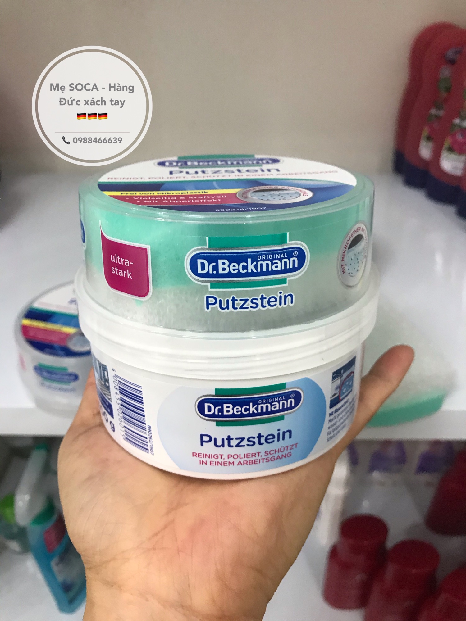 KEM TẨY RỬA ĐA NĂNG DR BECKMANN PUTZSTEIN - 400g (hàng Đức)