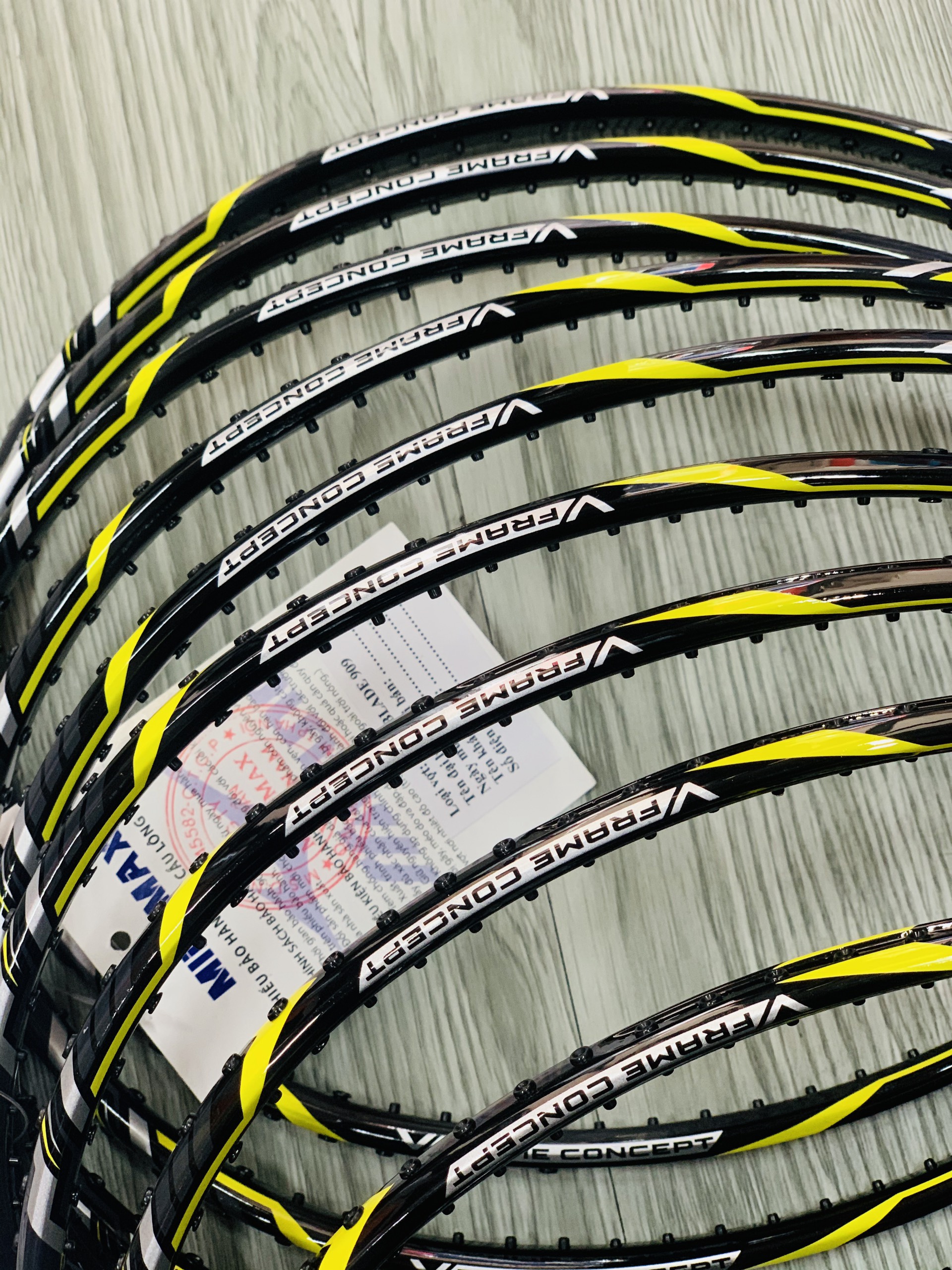 [Tặng 2 quấn cán] Vợt cầu lông Mizuno NANOBLADE 909 c.hính h.ãng (Chưa bao gồm cước)