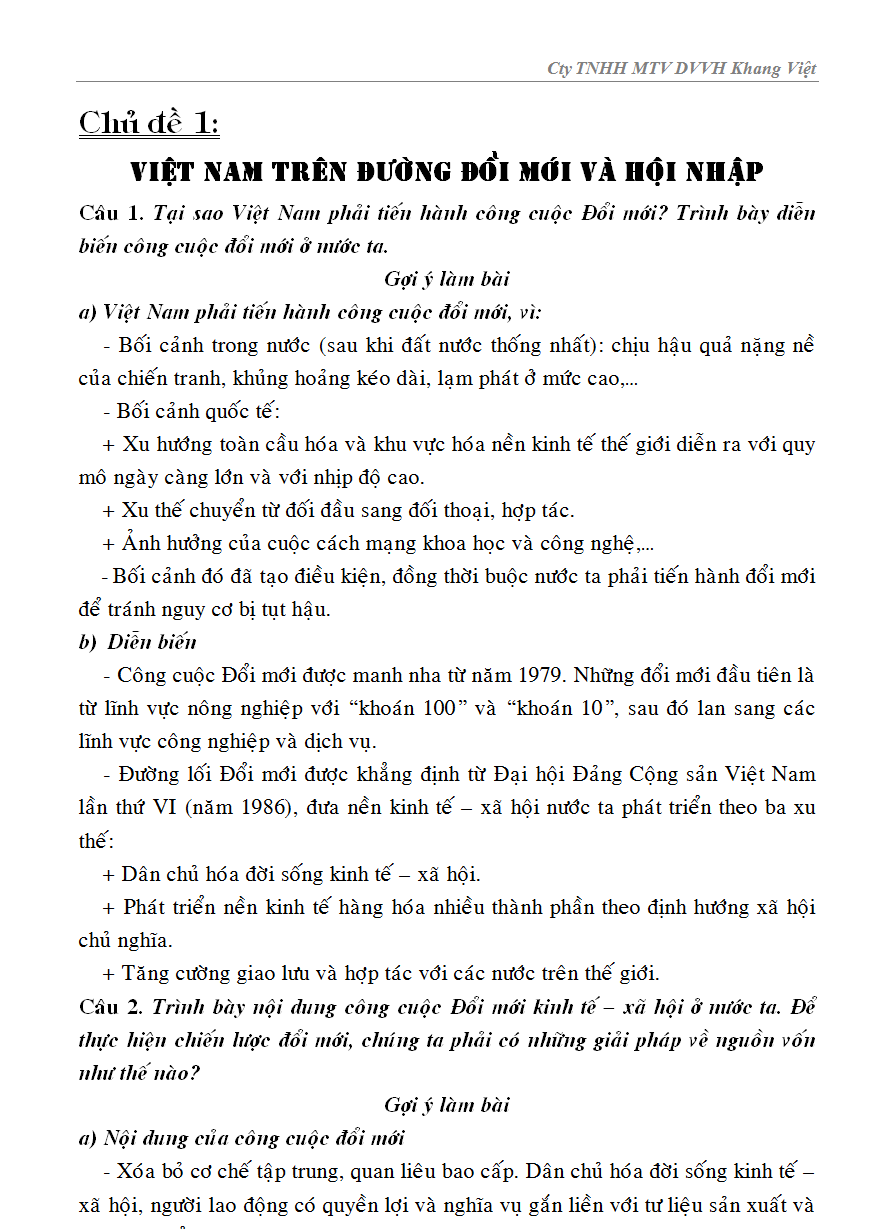 BỒI DƯỠNG HỌC SINH GIỎI ĐỊA LÝ 12