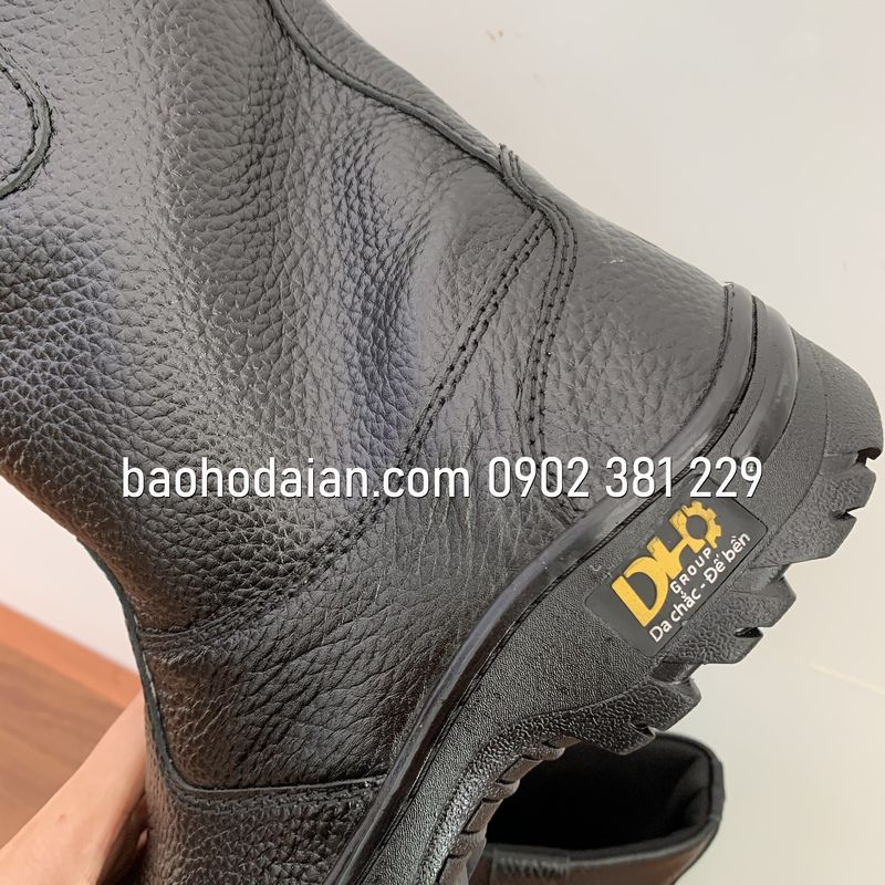 Ủng bảo hộ lao động DH-group chất liệu da - đủ size