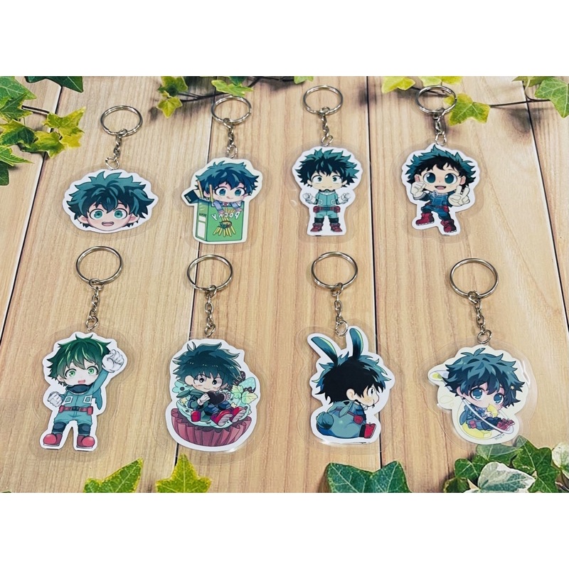 Móc khoá deku academia my hero 3-8 cái / móc khoá anime my hero academia