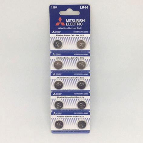 Pin LR44 AG13 Mitsubishi thay máy tính Casio vỉ 10 viên