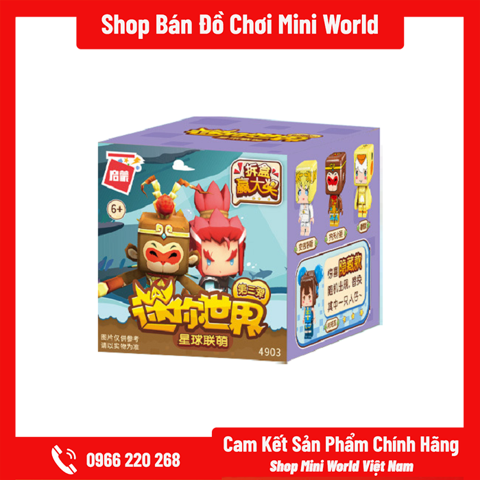 Mô hình Mini World Nhân Vật Bí Ẩn [Gửi 1 Hộp Ngẫu Nhiên]