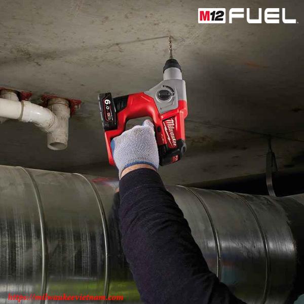 MÁY KHOAN BÚA MILWAUKEE M12 CH-0C (bare)