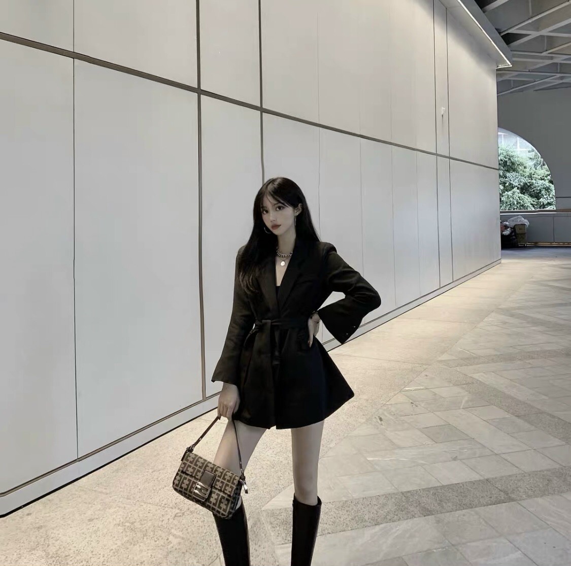 ÁO KHOÁC VEST DÀI, PHỤNG HOÀNG
