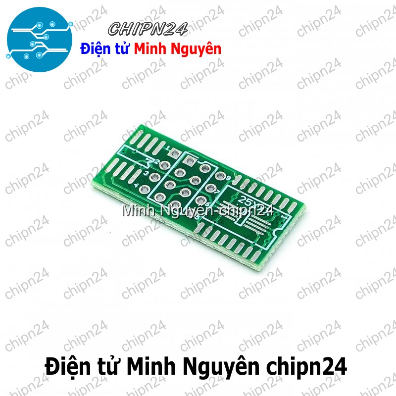 [2 cái] (K94) Đế chuyển SOP8 SOP16 to DIP8 (PCB chuyển, Mạch chuyển) - HH001570
