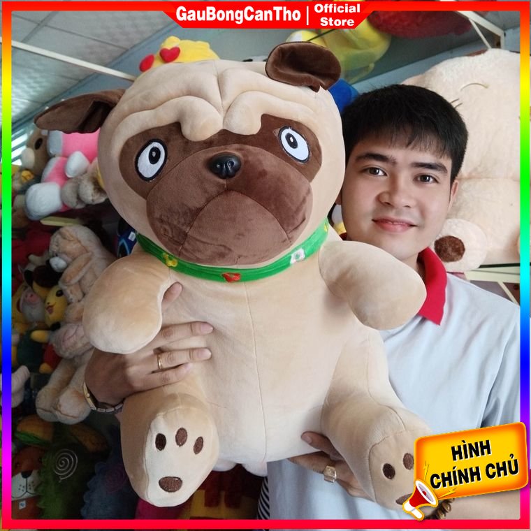 Gấu bông chó mặt xệ pug siêu ngầu giá rẻ