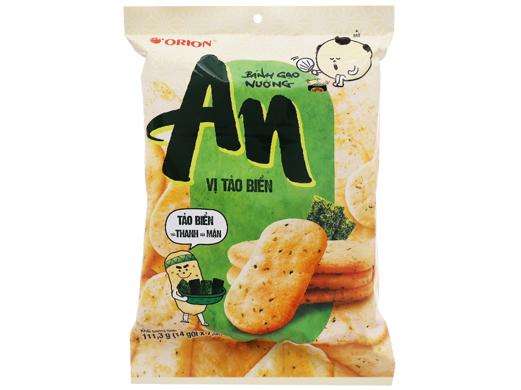 Bánh Gạo Nướng An Orion Vị Tảo Biển (Gói 111.3g)