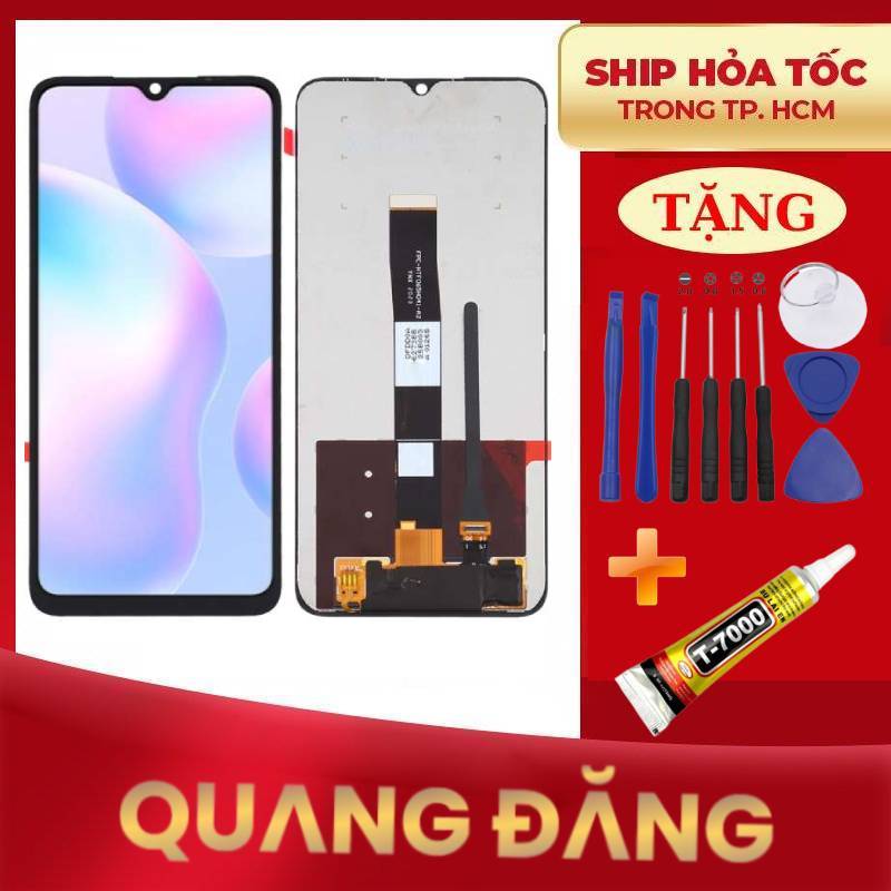 Bộ màn hình xiaomi redmi 9a /redmi 9c /redmi 10a tặng keo dán và bộ sửa 9 món