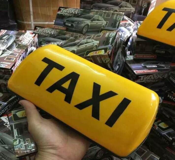 Mào taxi có đèn, đế nam châm