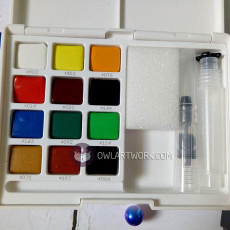 Màu nước Sakura Koi dạng nén set 12 màu