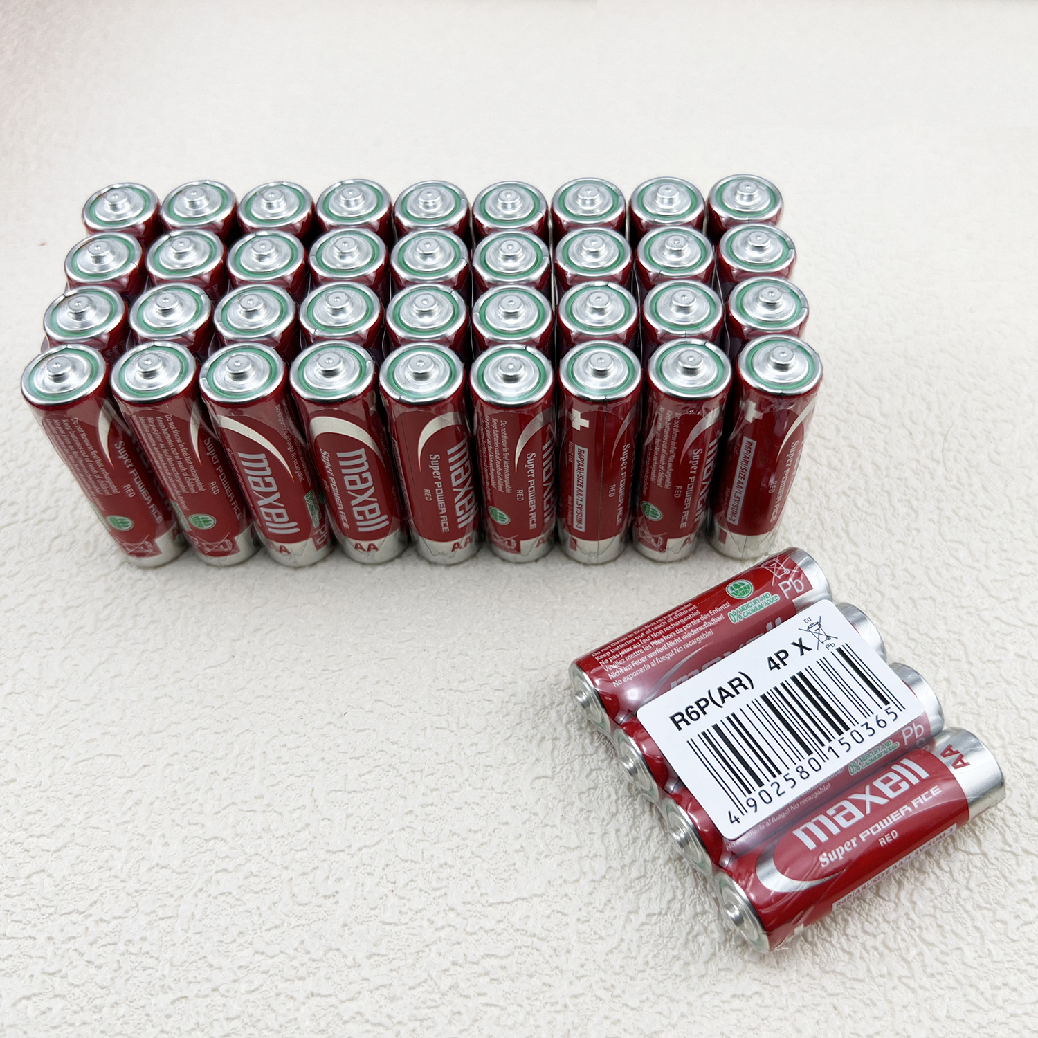Pin AA ( 2A ) Maxell ( pin tiểu Lớn) carbon  Siêu Bền R6P (Đỏ)  Maxell Super Power Ace
