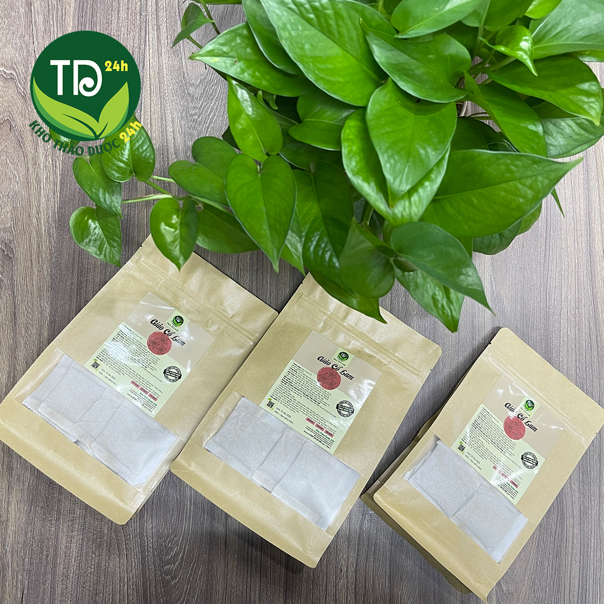 [500 gram] Trà giảo cổ lam 7 lá SaPa, giảm cholesterol trong máu, lưu thông máu não, ngừa tai biến, đột quỵ, ổn định đường huyết, đánh tan mỡ máu cao, bảo vệ gan, 100% thiên nhiên | Kho thảo dược 24h