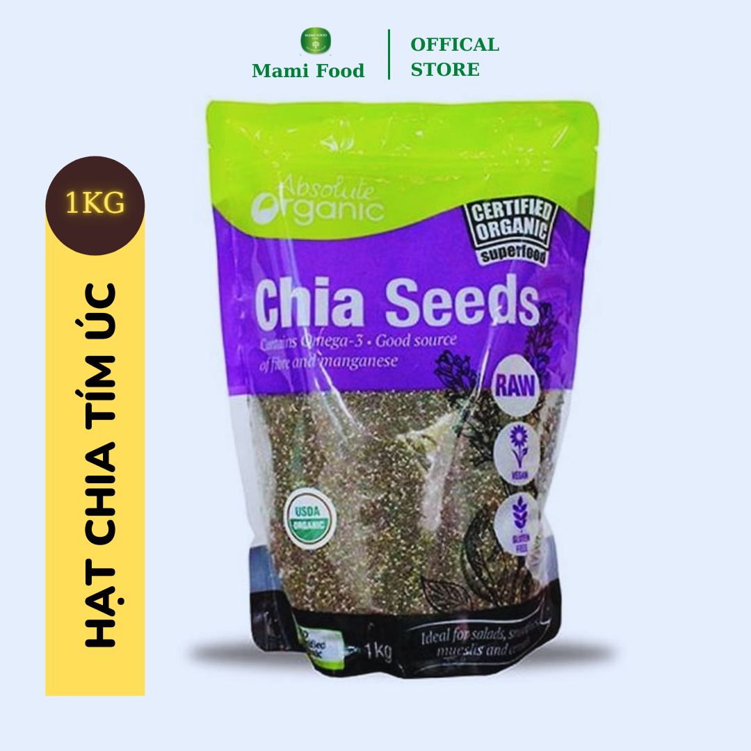 Date 16.12.2023 Hạt chia Úc Absolute Organic mới nhất (1KG)