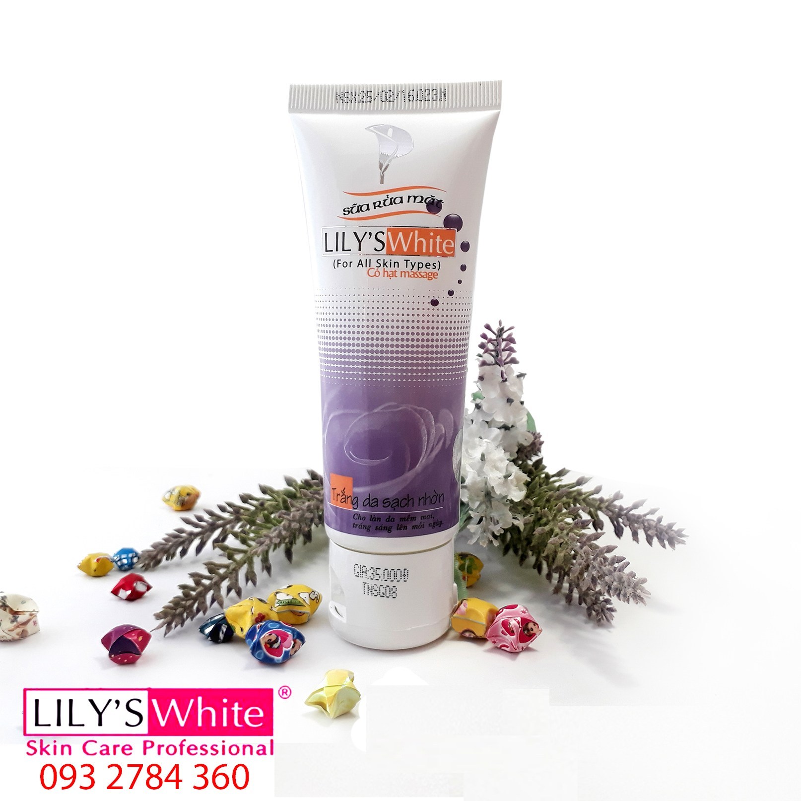 Sữa rửa mặt lily’s white cleanser trắng da sạch nhờn