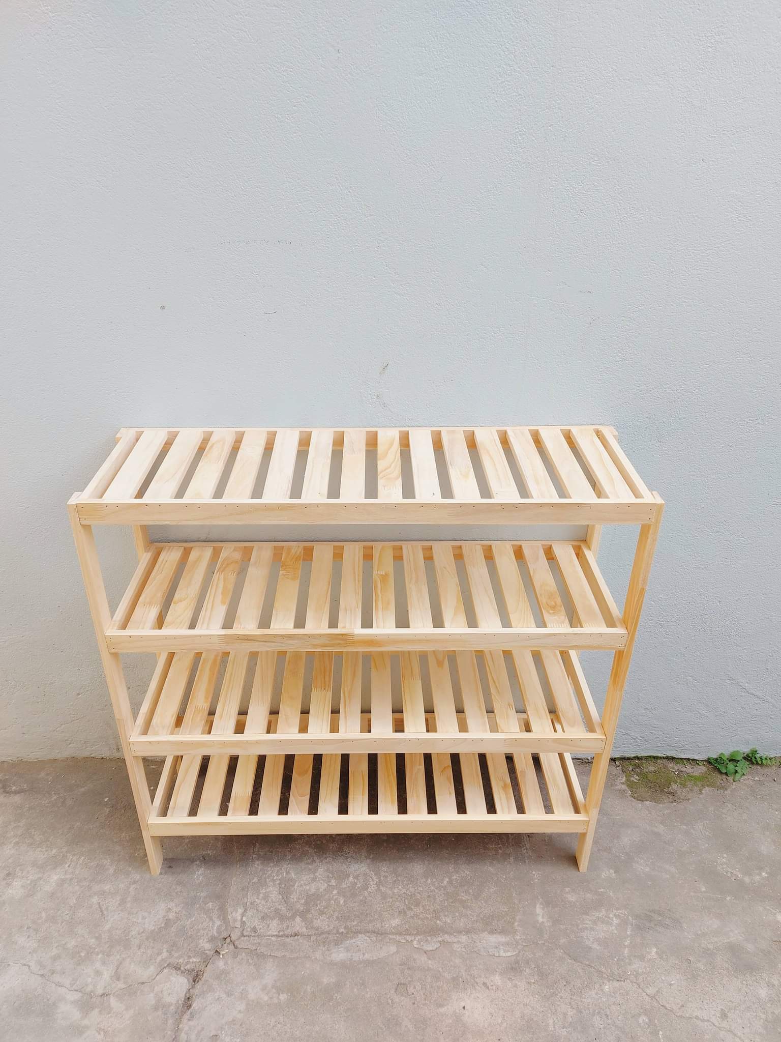 Kệ gỗ để đồ 4 ngăn decor