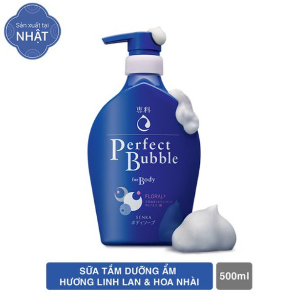 SỮA TẮM TẠO BỌT SENKA PERFECT BUBBLE (CHAI 500ML)