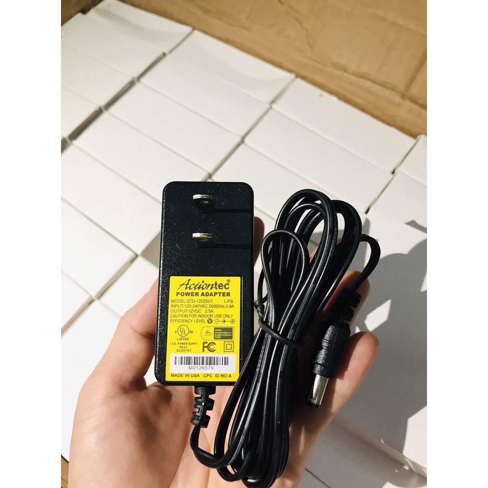 Nguồn adapter camera 12V/2A Actiontec chuyên dùng cho camera (BH 6 tháng)