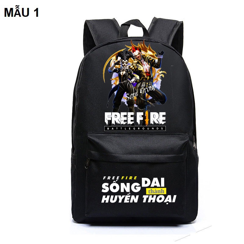 ( Sale HOT ) [ẢNH THẬT] Balo Đi Học Free Fire mẫu mới loại 1