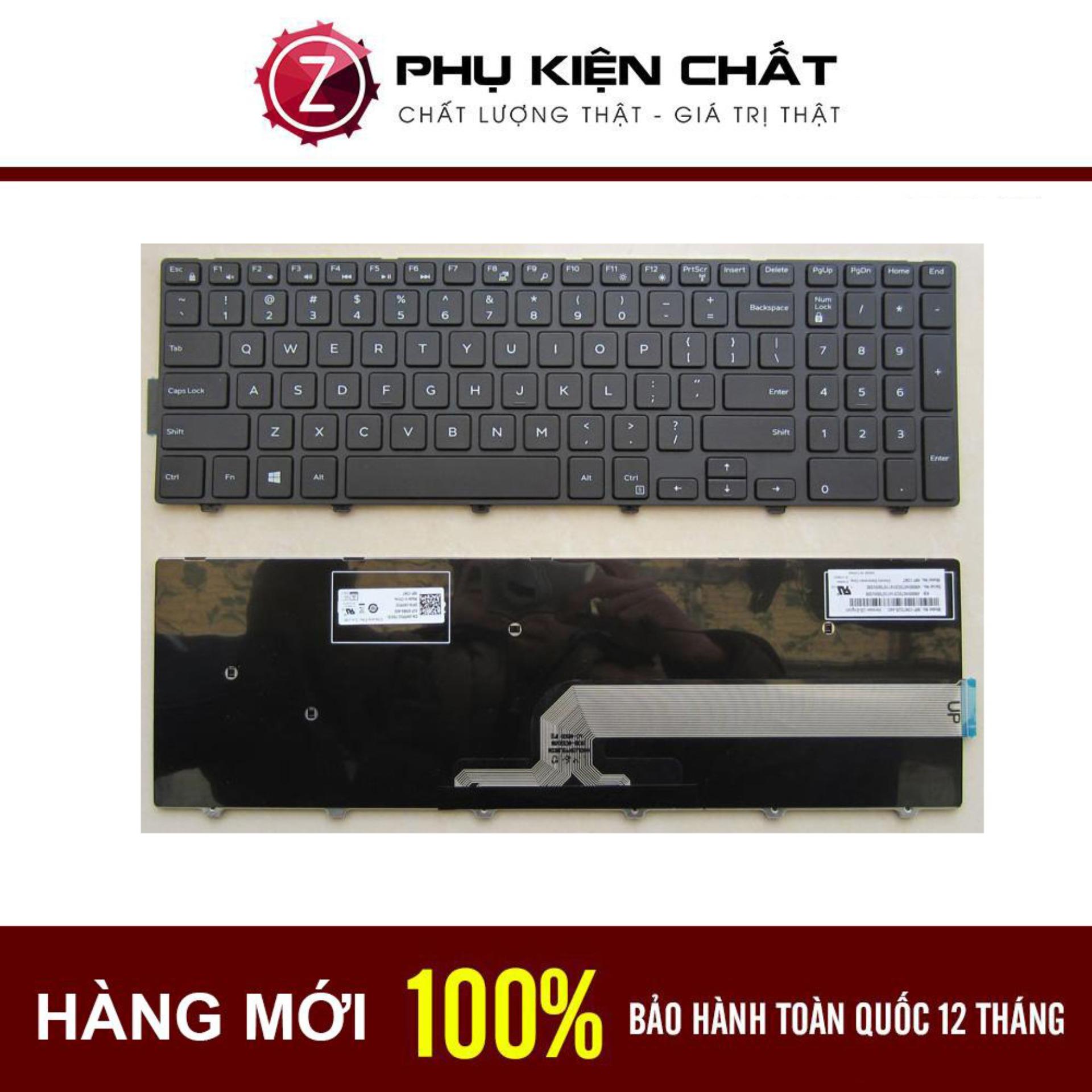 [HCM]Bàn phím dành cho Laptop Dell Inspiron  15 5000 5543 5545 5547 5548 -  Bảo Hàng Toàn Quốc 12 Tháng