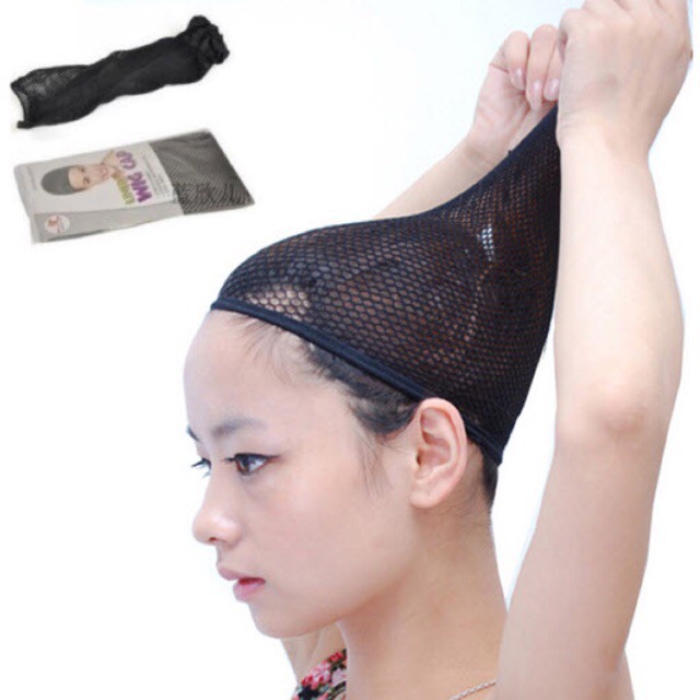 Tóc giả nữ ❤️FREESHIP❤️ Lưới đội tóc giả cả đầu