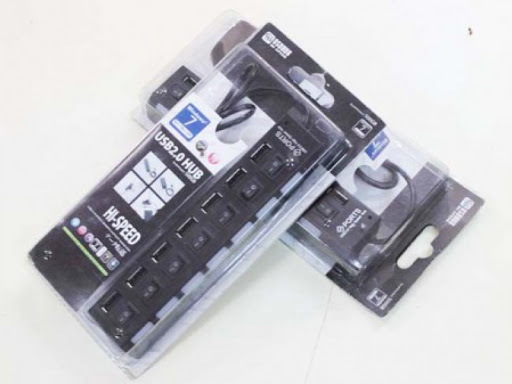 Hub USB 7 Cổng Port Có Công Tắc Cao Cấp ,Có Đèn Led - Bộ Chia Hub 7 Cổng USB Đa Năng Có Công Tắc