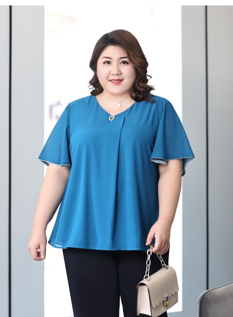 Áo kiểu vải lụa xịn bigsize cao cấp - BSl622