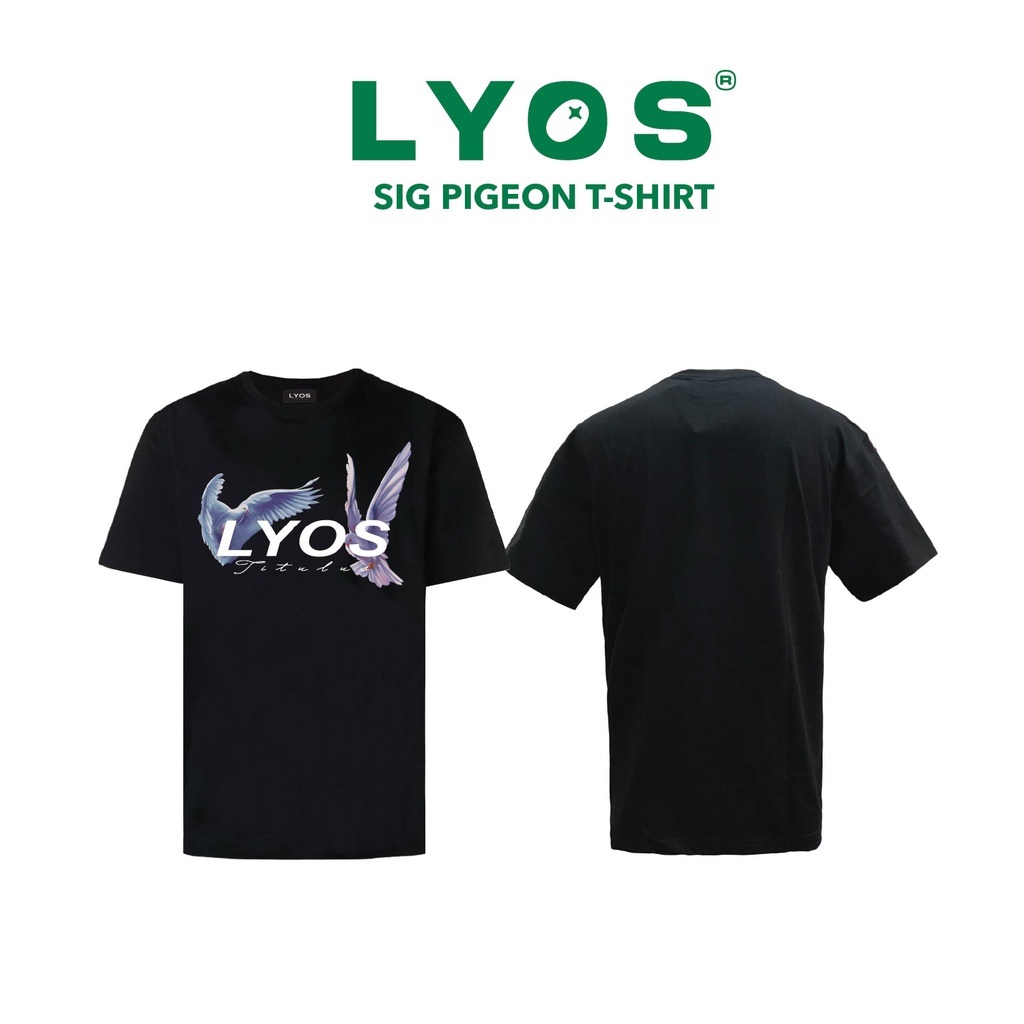 Áo Thun LYOS Sig Pigeon T-Shirt Đen