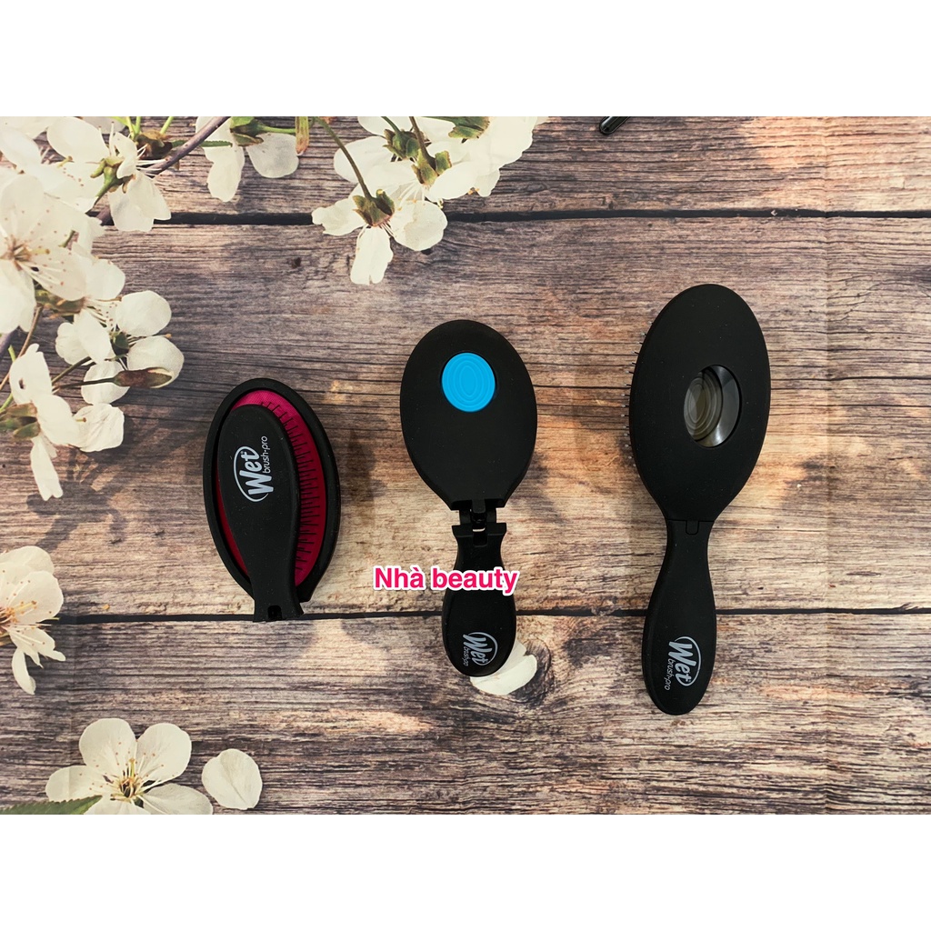 Lược chải tóc gấp gọn full size Wet brush Pop fold Professonal