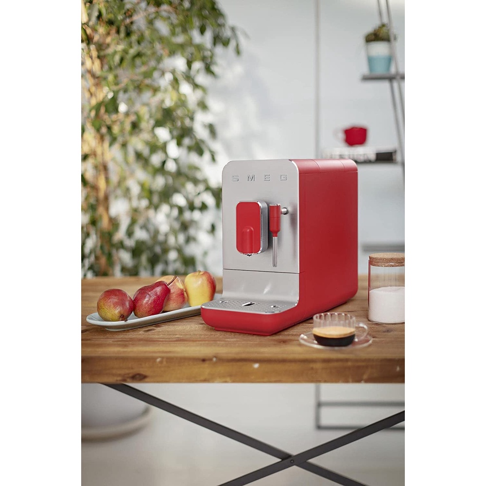 Máy Pha Cà Phê Espresso Smeg BCC02RDMEU, Red, Thermoblock, 19 Bar