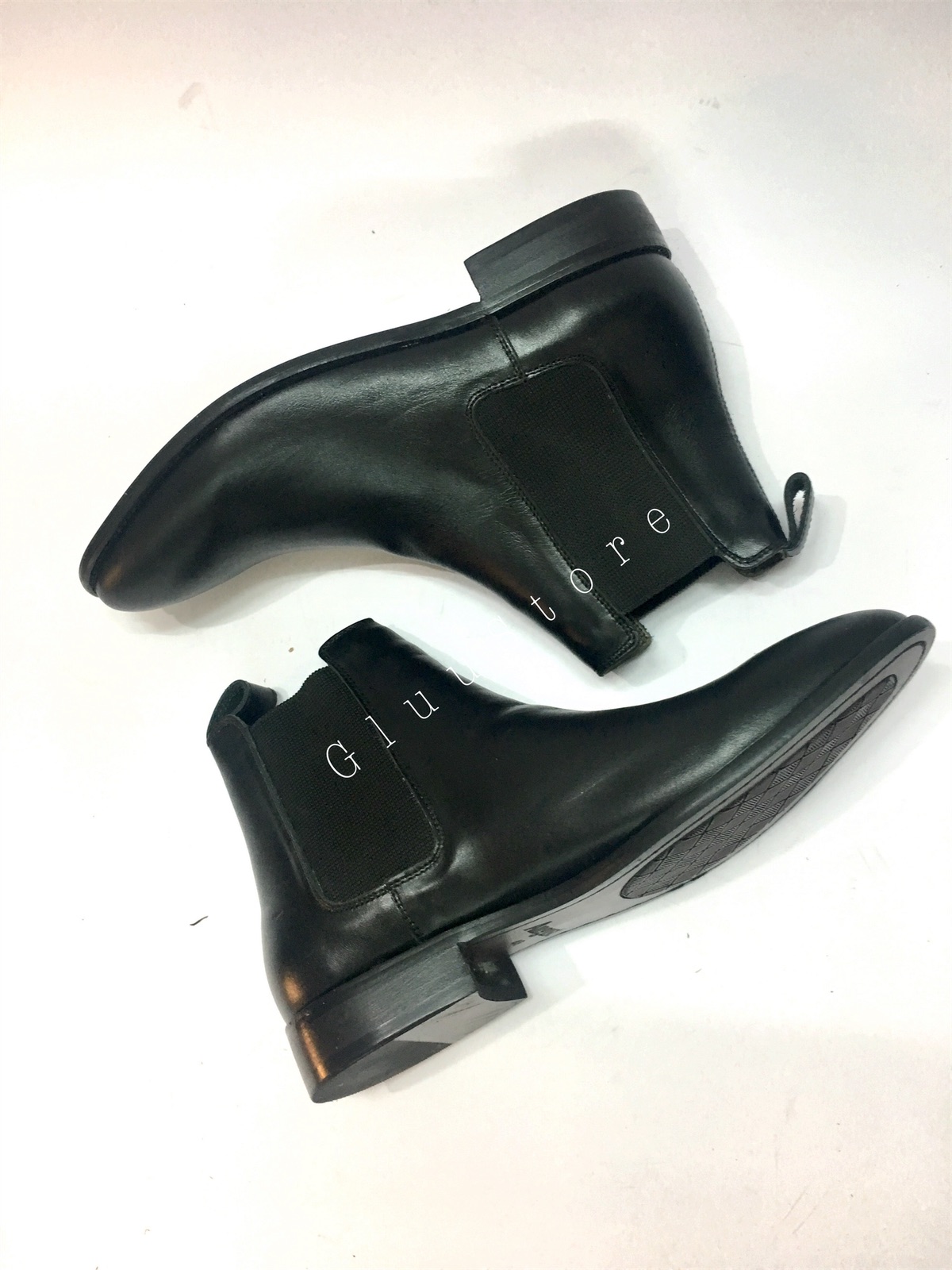 Giày da nam Chelsea Boots da bò thật Đế Phíp Gỗ Plus 2020