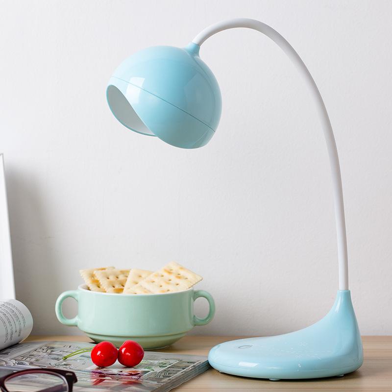 3 levels creative Tulip led touch table lamp backup battery (multicolor)-[study lamp, reading lamp, LED desk lamp, student lamp, study table lamps, desk lamps, backup lights]