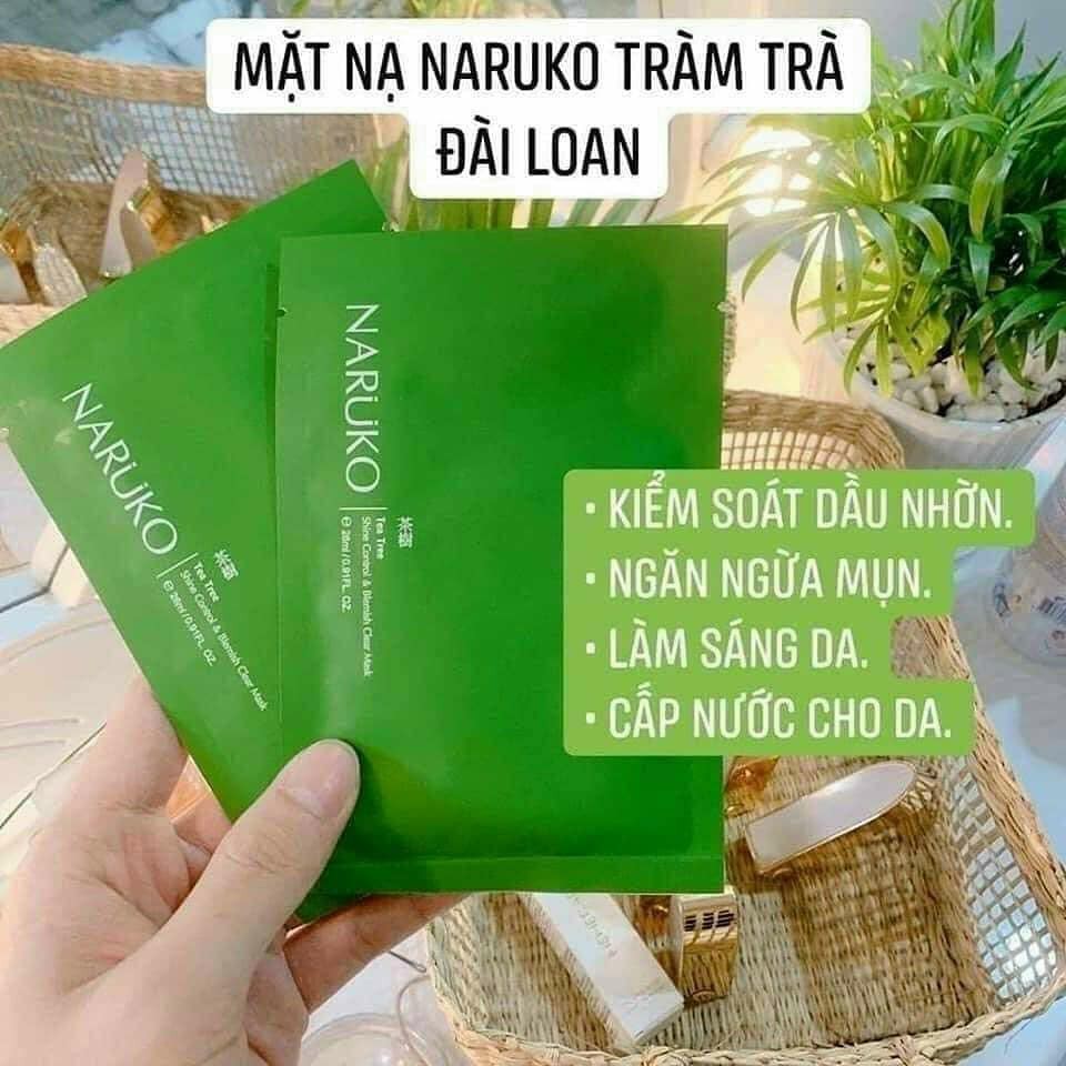 Mặt nạ tràm trà Naruko dưỡng da cấp ẩm