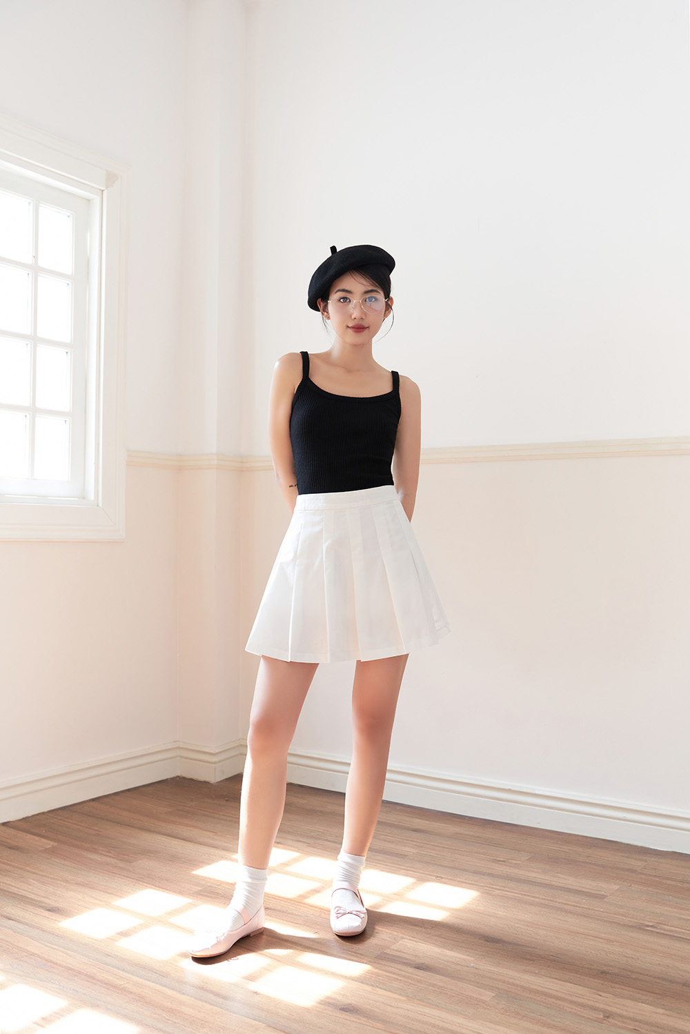 DOTTIE -  Áo thun hai dây căn bản - T0667