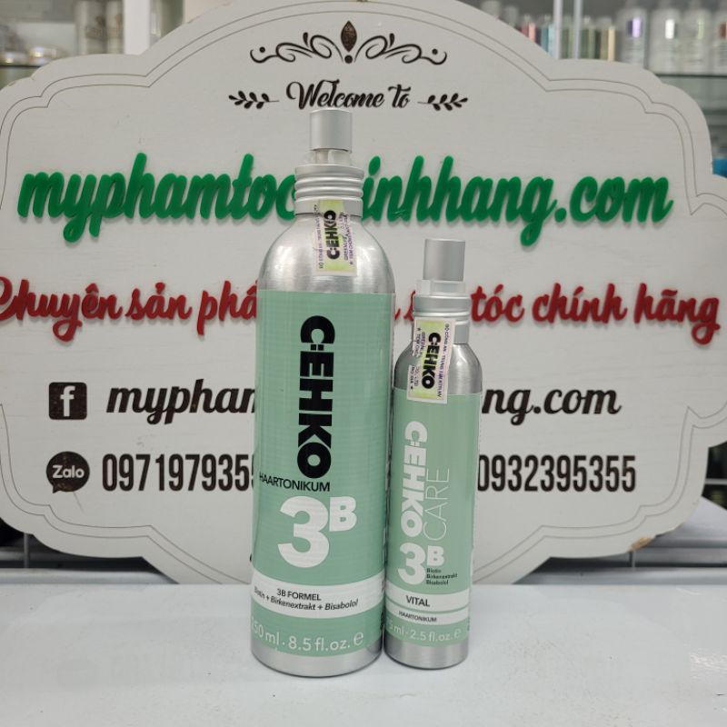 XỊT DƯỠNG MỌC TÓC CEHKO HAARTONIKUM 75ML - 250ML