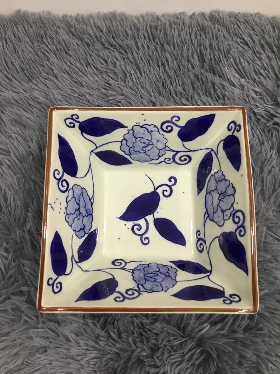 TÔ VUÔNG 19.5 CM - GỐM SỨ CƯỜNG PHÁT