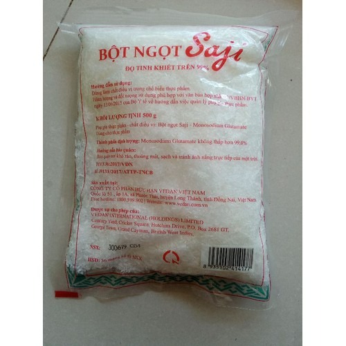 Bột ngọt Saji 500g loại 1
