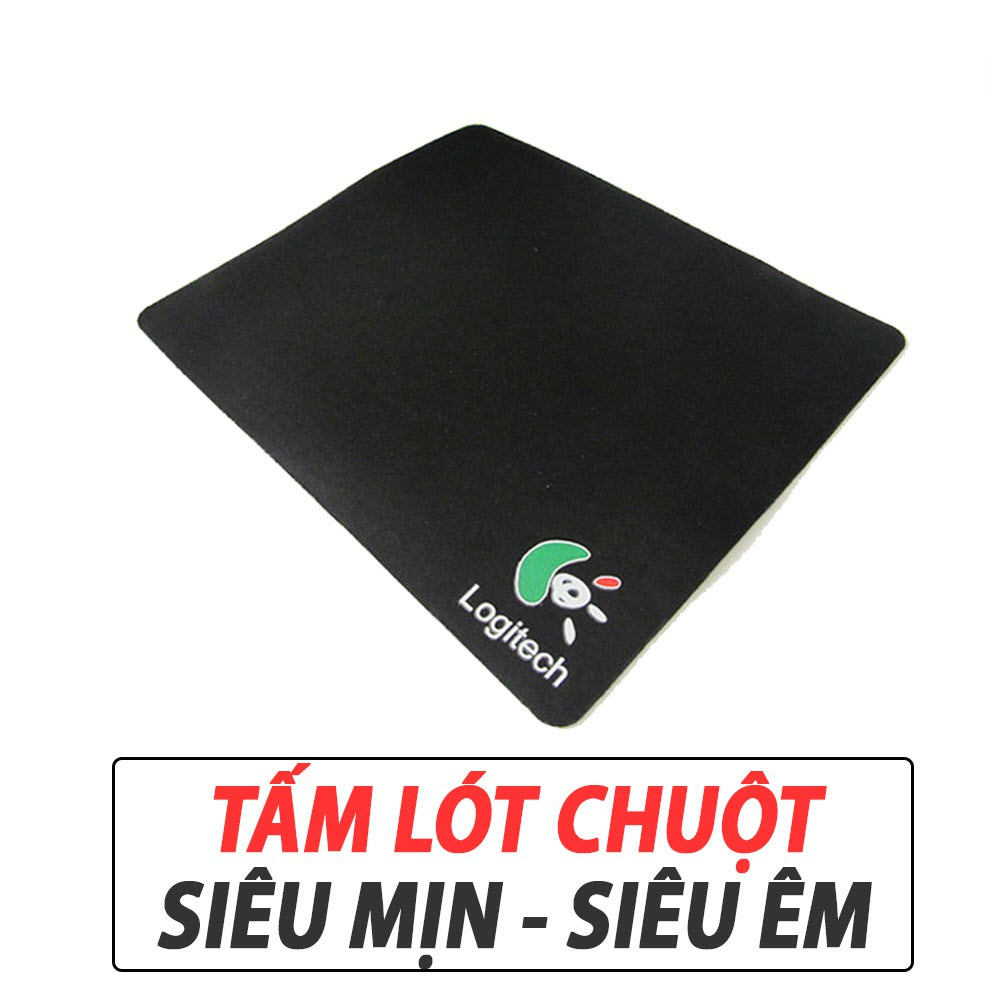 Tấm lót chuột - Bàn di chuột Logitech kích thước 22x18cm