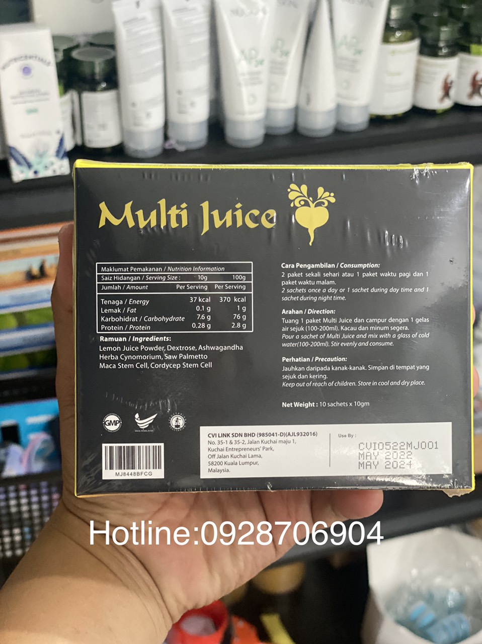 Combo 5 hộp-Nước trái cây hỗn hợp MULTI JUICE (XUẤT XỨ MALAYSIA)