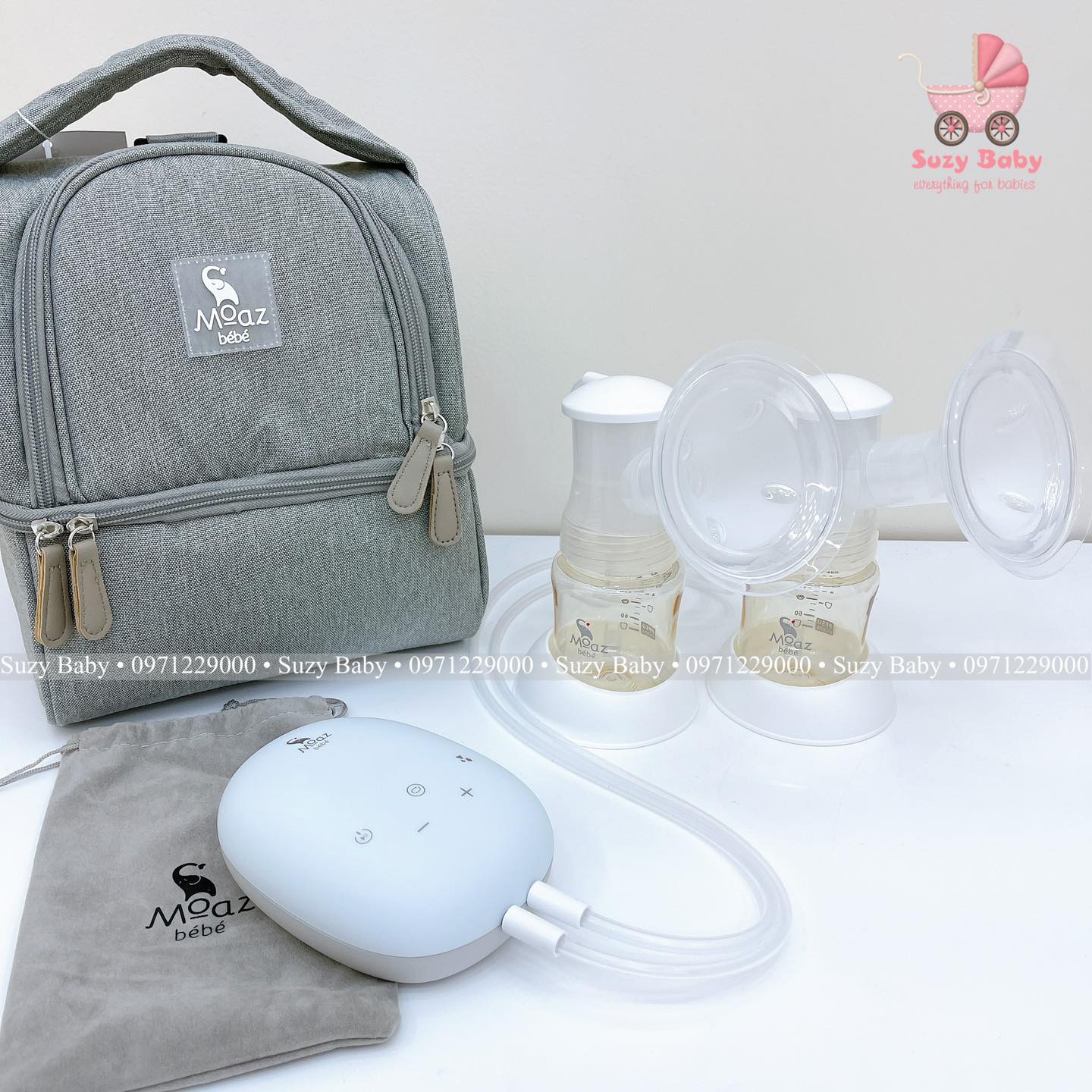 MÁY HÚT SỮA ĐIỆN ĐÔI MOAZ BÉBÉ MB029
