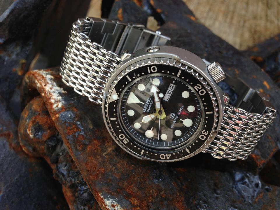 Dây Đồng Hồ Mesh Shark (Mesh Mắt To)
