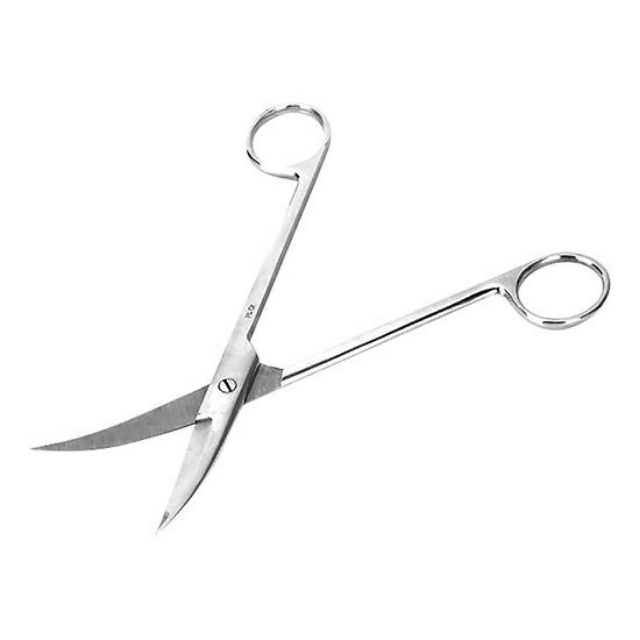 Chỉ 19K /Kéo Cong Nhọn Y Tế 12 Cm Sắc Bén Tỉa Mi, Lông Mũi