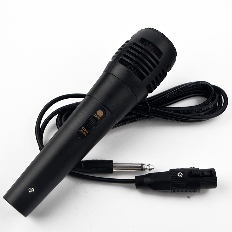 Micro karaoke có dây - mic karaoke có dây jack cắm 6.5mm thích hợp với tất cả loại loa karaoke KM-S1,KM-S2, P88, P89