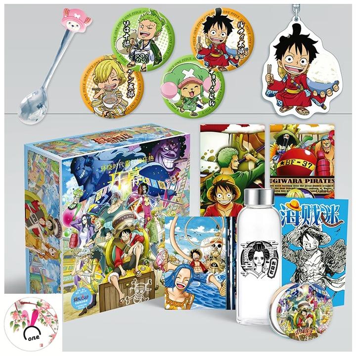 Hộp quà One Piece: Stampede Đảo hải tặc hộp lớn có bookmark postcard huy hiệu ảnh dán ảnh thẻ poster