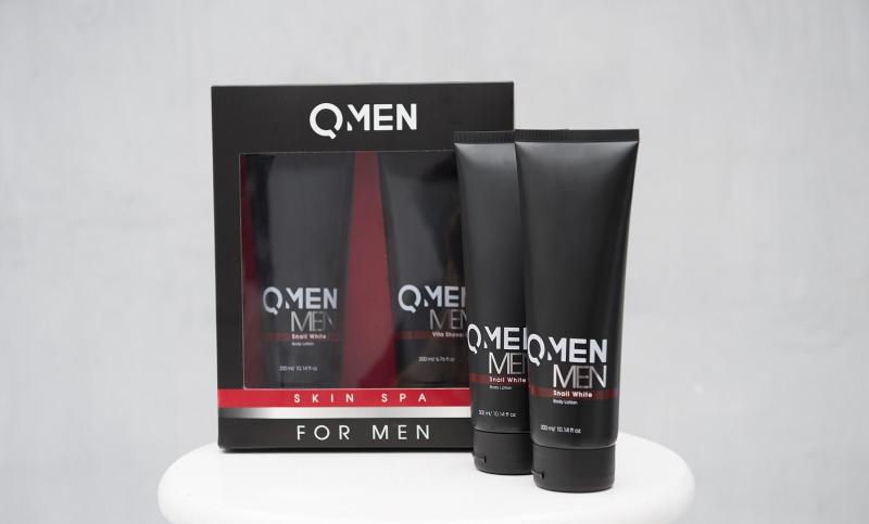 Bộ Sữa Tắm Và Dưỡng Trắng Da - Trị Thâm Dành Cho Nam QMEN