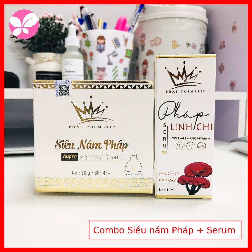 Siêu nám pháp - tặng kèm serum - kem face siêu nám pháp mẫu mới 2021 - 30gram chính hãng