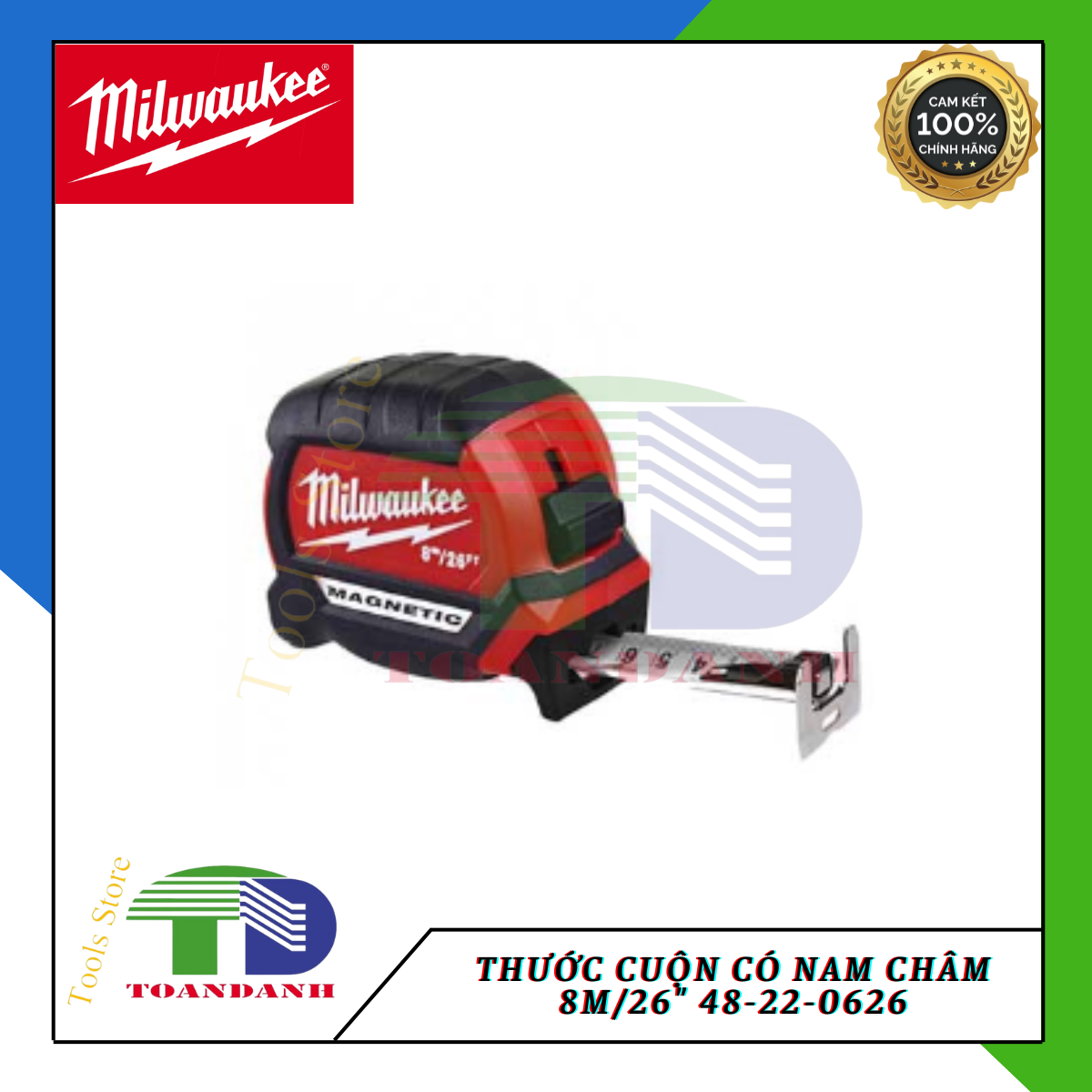 Thước cuộn có nam châm 8m/26" 48-22-0626