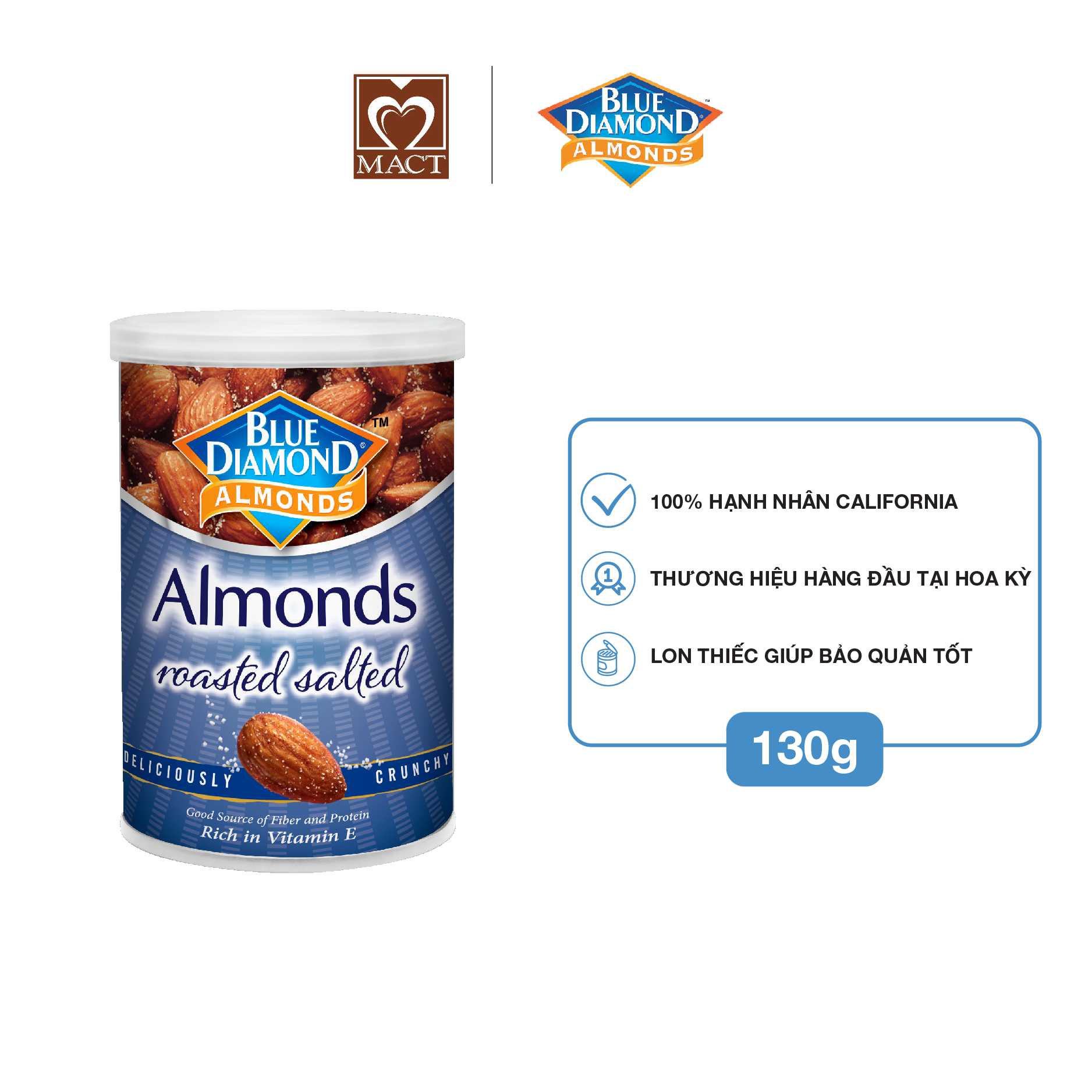 Blue Diamond Almonds - Roasted Salted Flavor