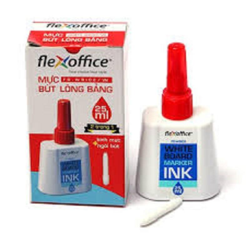 Combo 6 Bình mực bút lông bảng FlexOffice FO-WBI02
