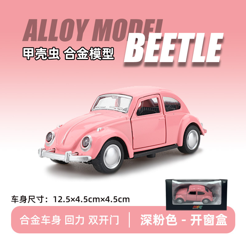 Xe mô hình kim loại cho bé Beetle tỷ lệ 1:36